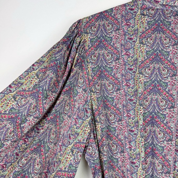 NWOT Elegant Banana Republic Long Sleeve Floral Wrap Dress size XXL - Picture 5 of 7